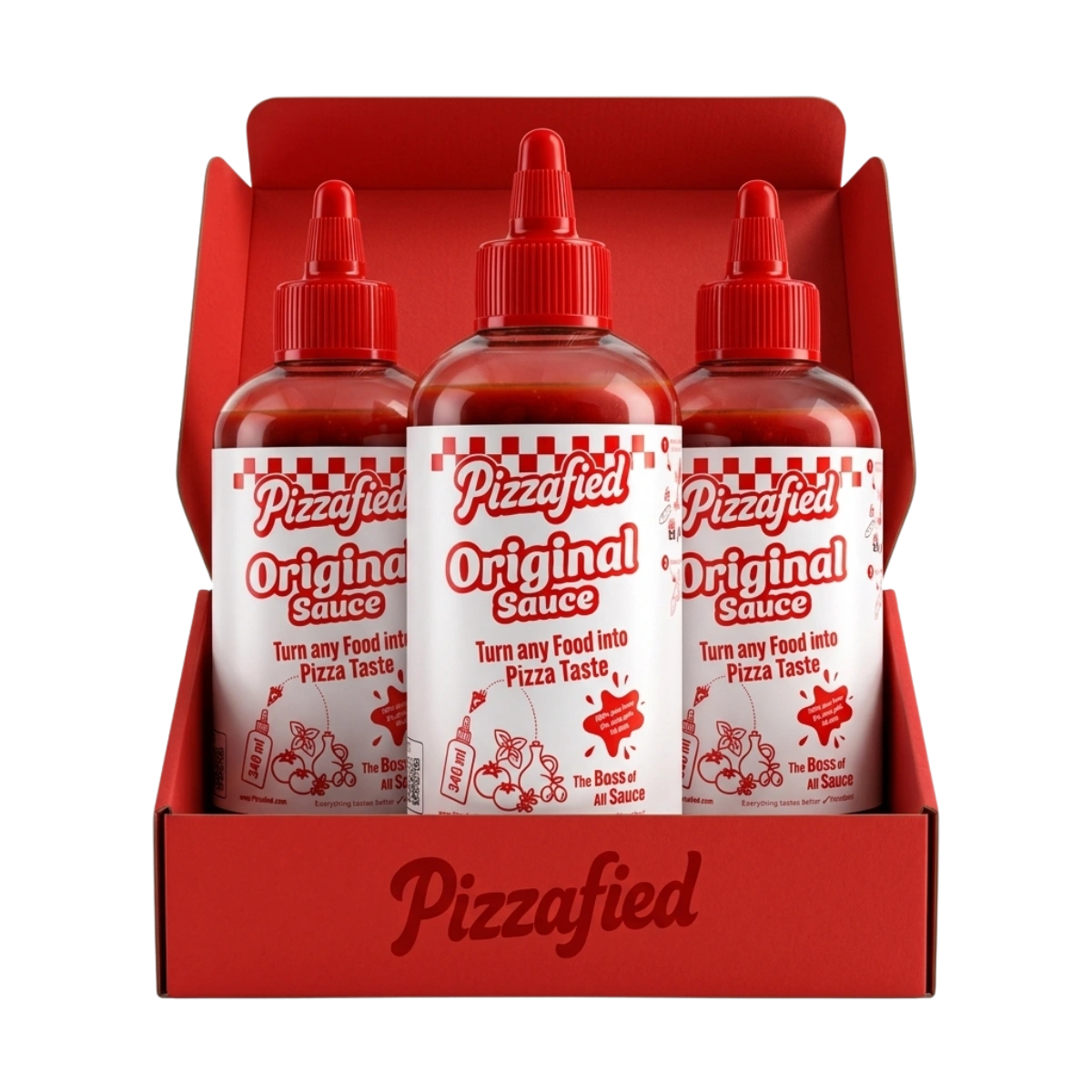 Pizzafied Original Trojbalenie - Pizza omáčka na hotové jedlo 3x 340 ml