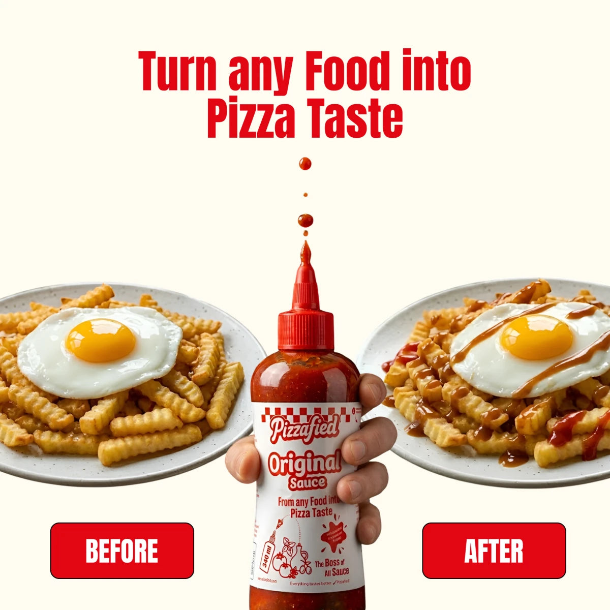 Pizzafied Original Trojbalenie - Pizza omáčka na hotové jedlo 3x 340 ml