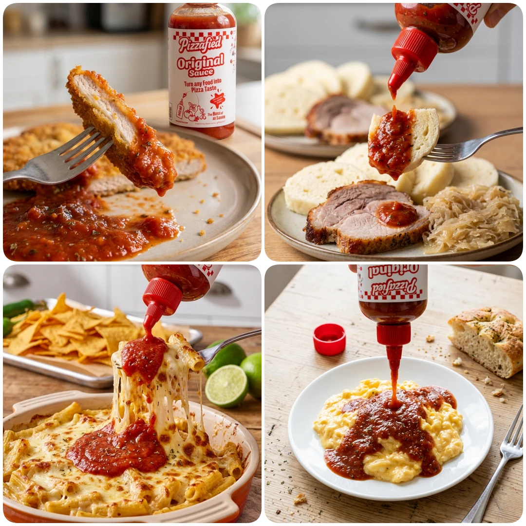 Pizzafied Original Trojbalenie - Pizza omáčka na hotové jedlo 3x 340 ml